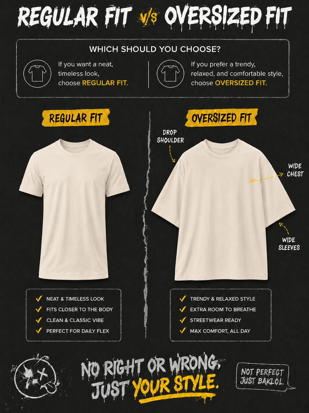 Hum Kaale hain to kya hua Oversized Tee