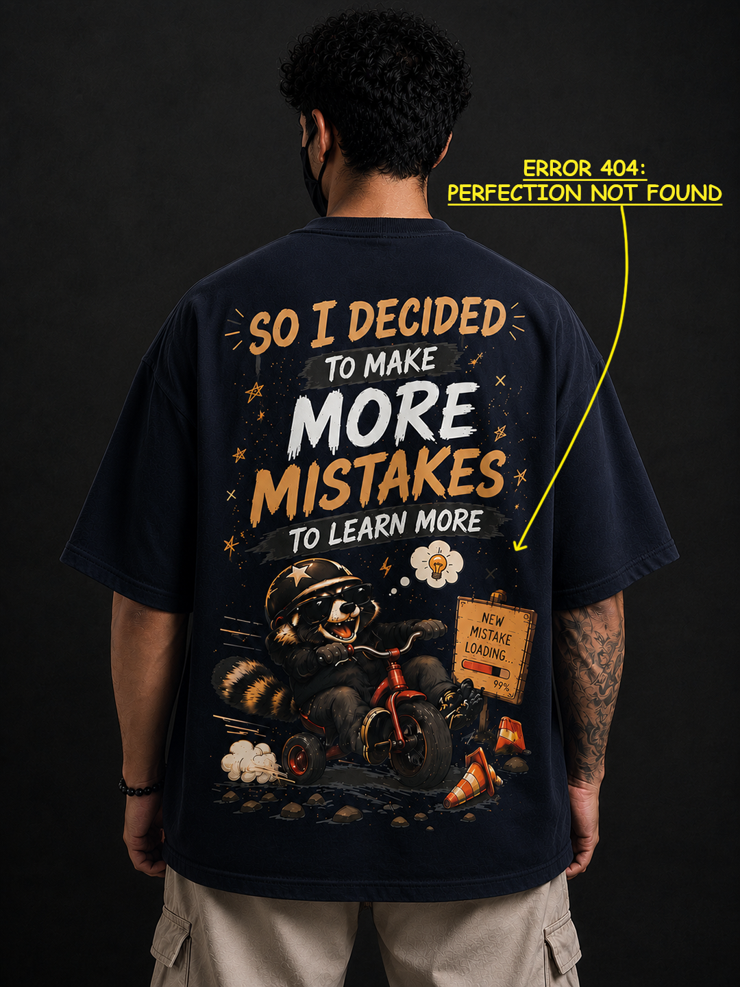 Mistakes Oversized Tee