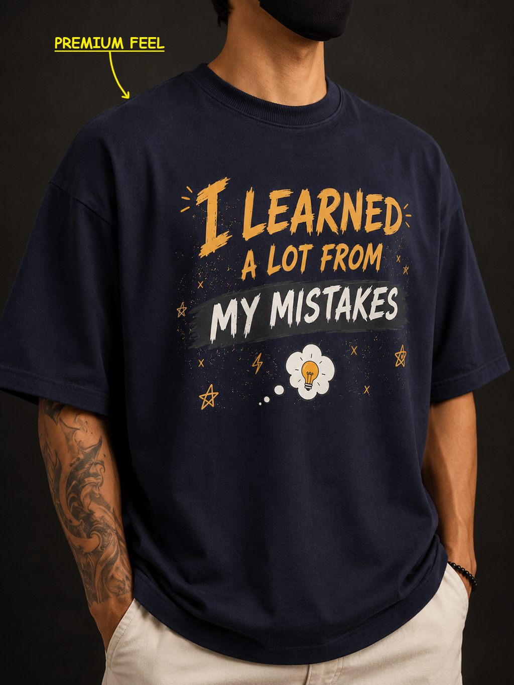 Mistakes Oversized Tee