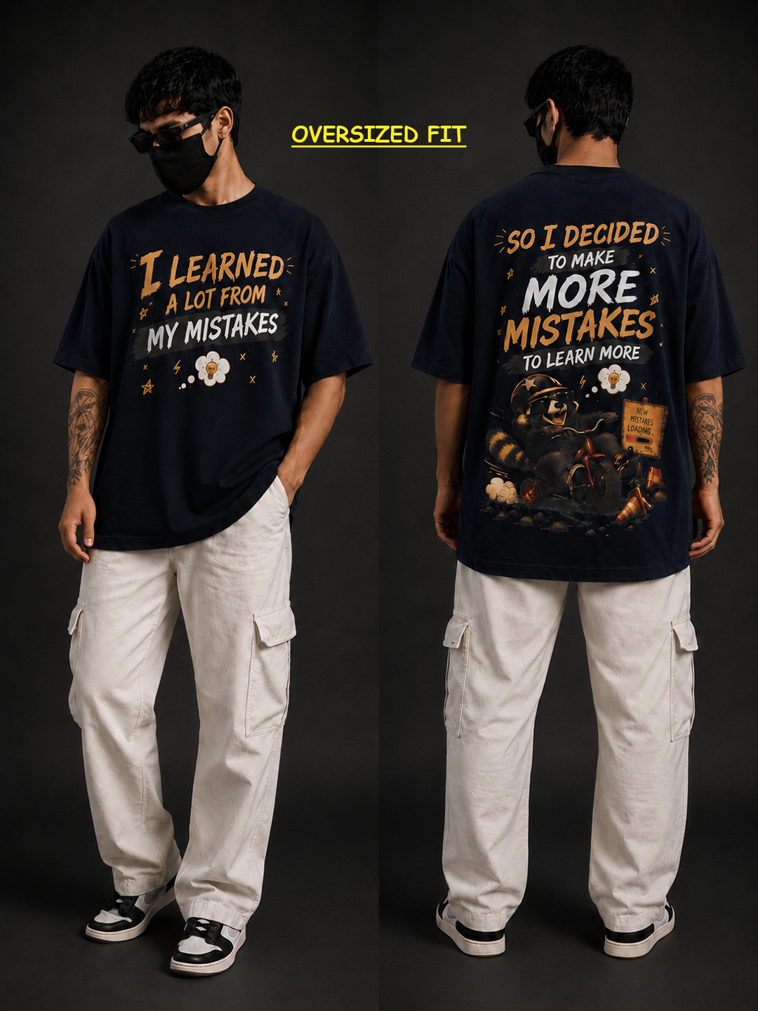 Mistakes Oversized Tee