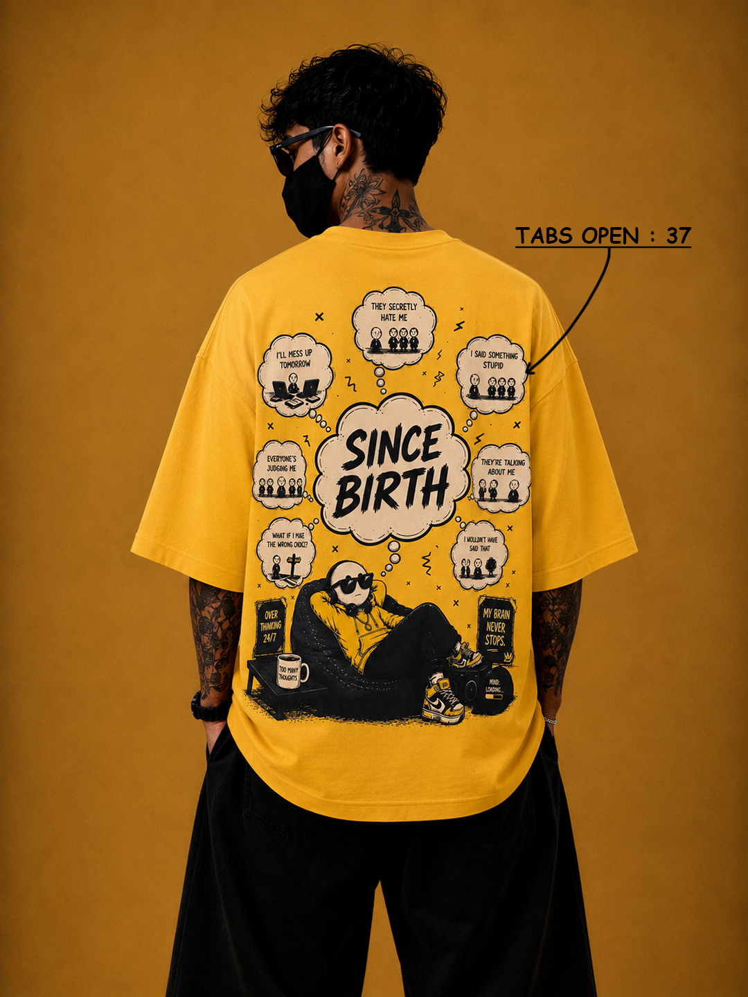Professional Overthinker Oversized Tee
