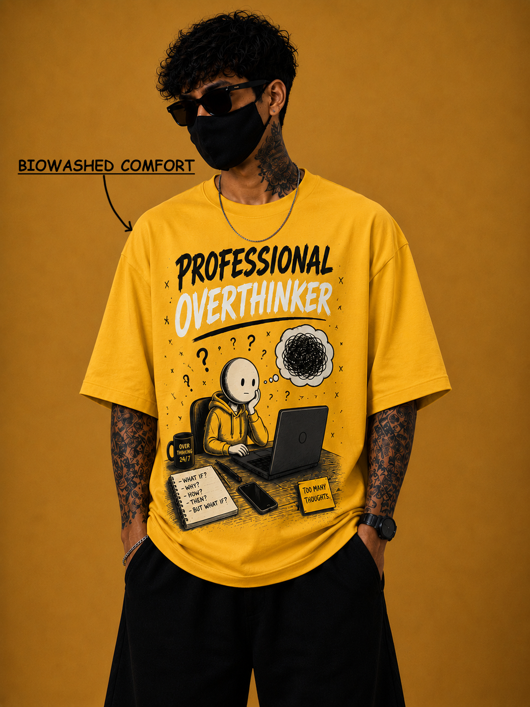 Professional Overthinker Oversized Tee