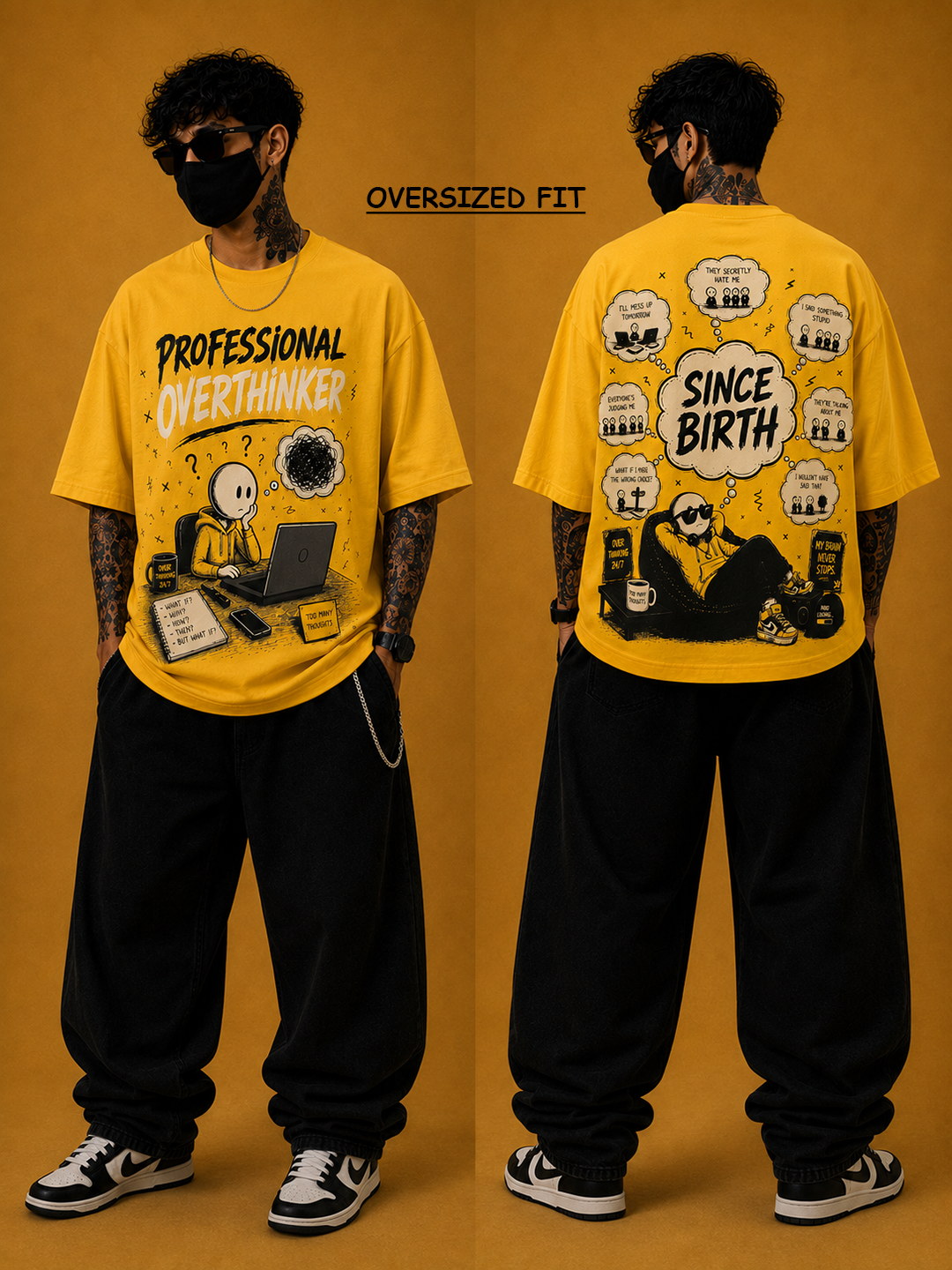 Professional Overthinker Oversized Tee