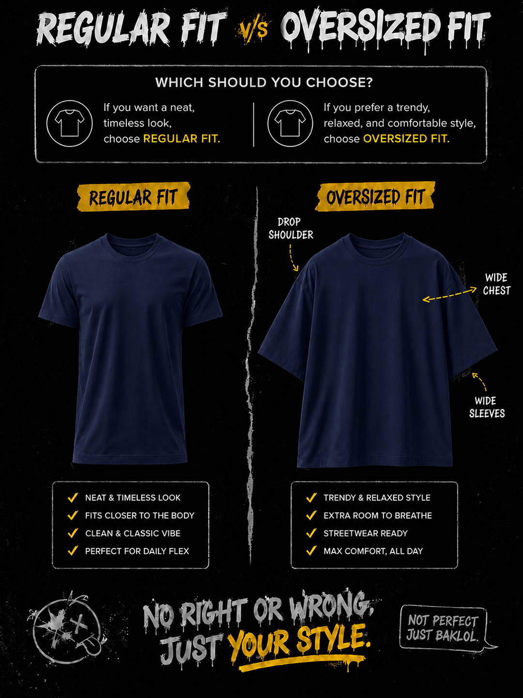 Mistakes Oversized Tee