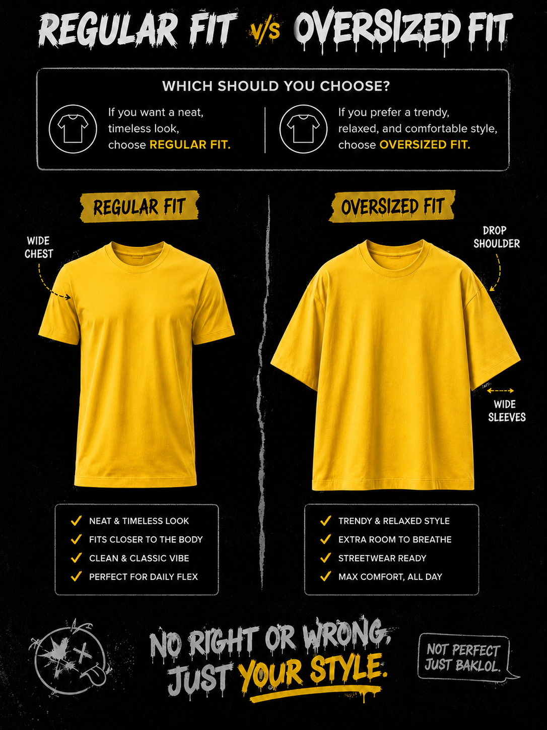 Kuch to log kahenge Oversized Tee